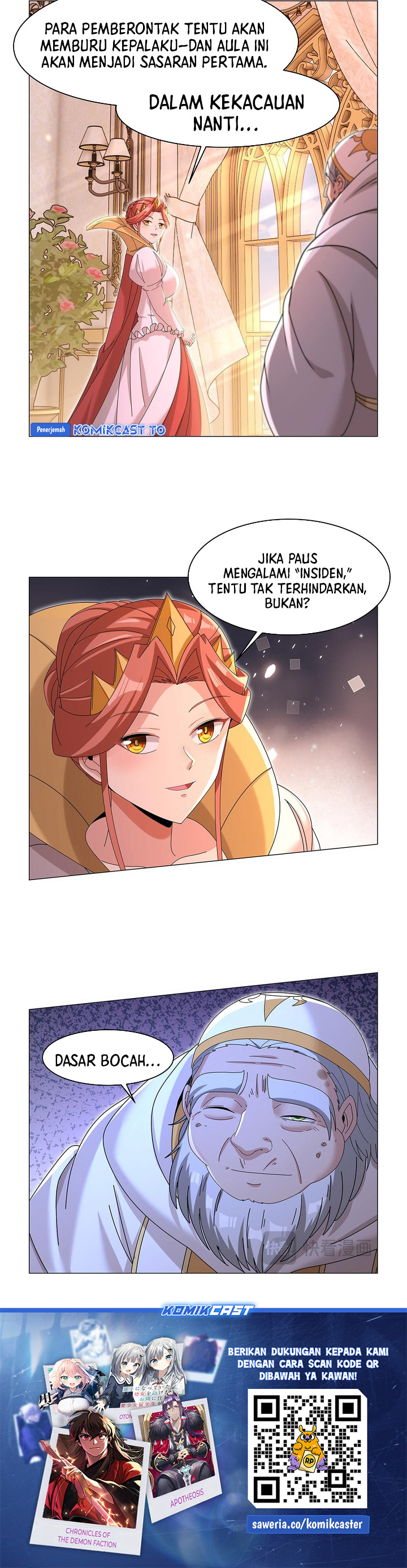 The Demon King Who Lost His Job Chapter 453 Bahasa Indonesia