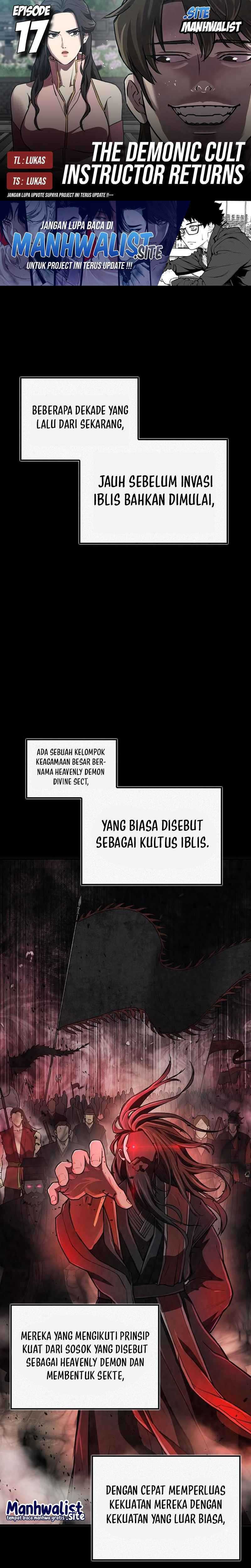 The Demonic Cult Instructor Returns Chapter 17 Bahasa Indonesia