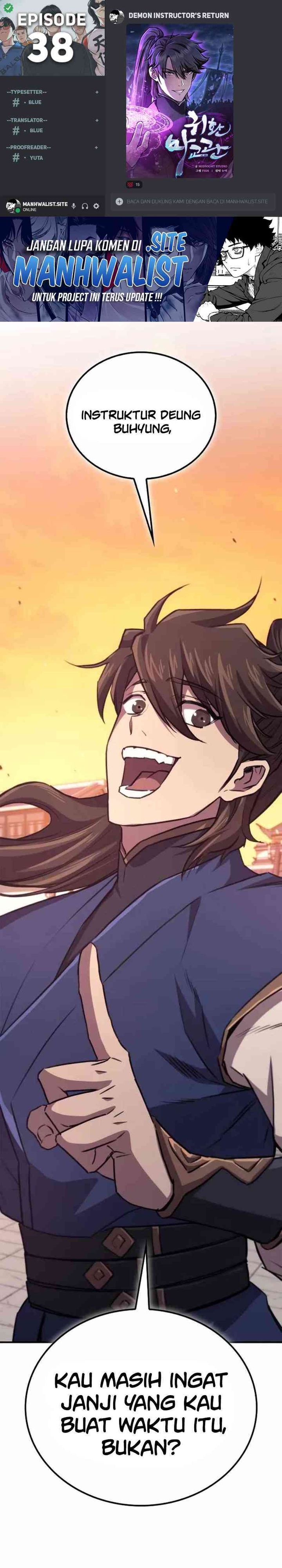 The Demonic Cult Instructor Returns Chapter 38 Bahasa Indonesia