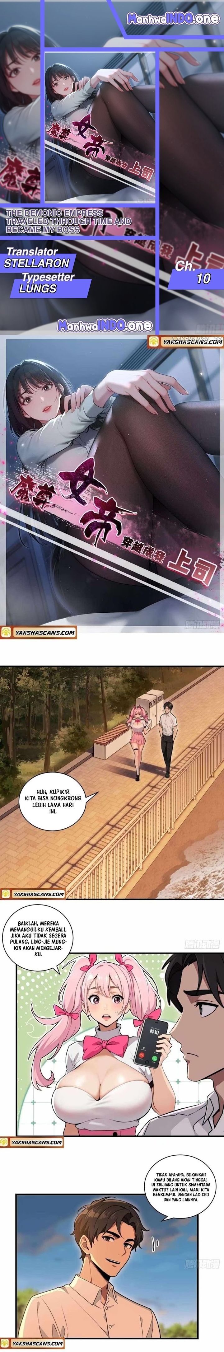 The Demonic Empress Traveled Through Time And Became My Boss Chapter 10 Bahasa Indonesia