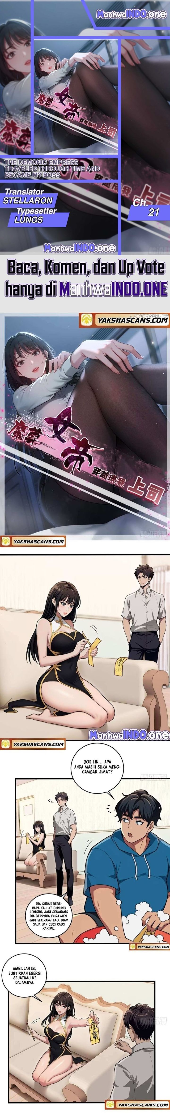 The Demonic Empress Traveled Through Time And Became My Boss chapter 21