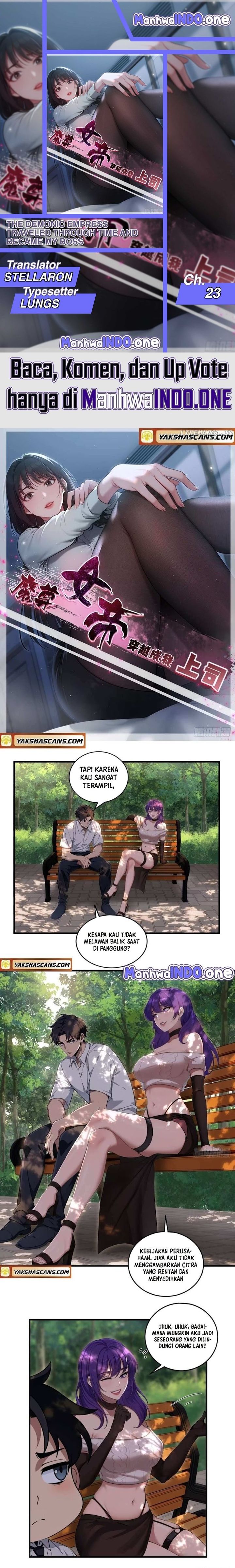 The Demonic Empress Traveled Through Time And Became My Boss chapter 23