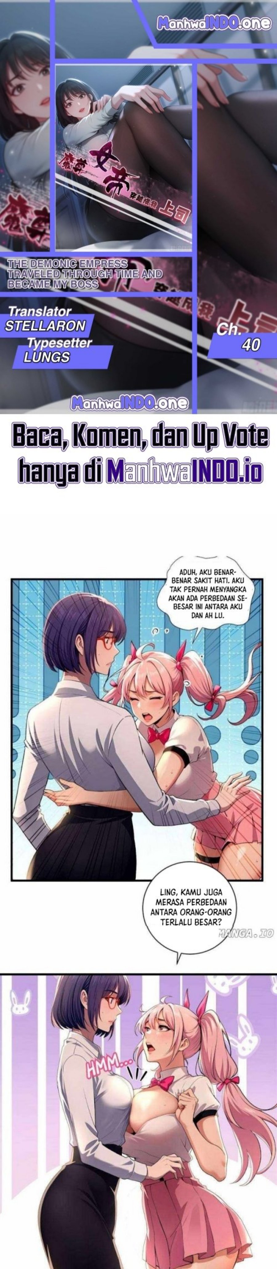 The Demonic Empress Traveled Through Time And Became My Boss Chapter 40 Bahasa Indonesia