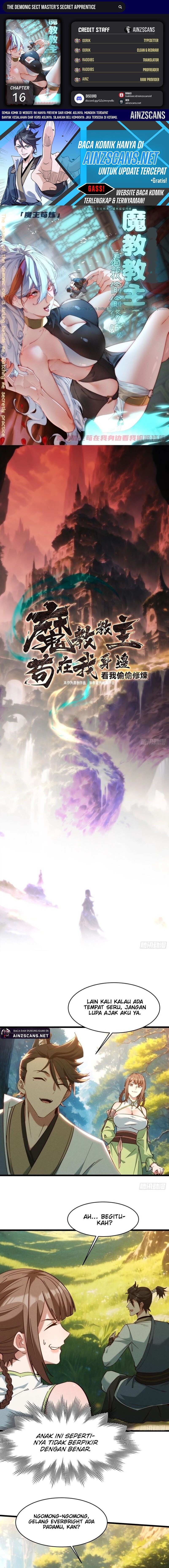 The Demonic Sect Master’s Secret Apprentice Chapter 16 Bahasa Indonesia