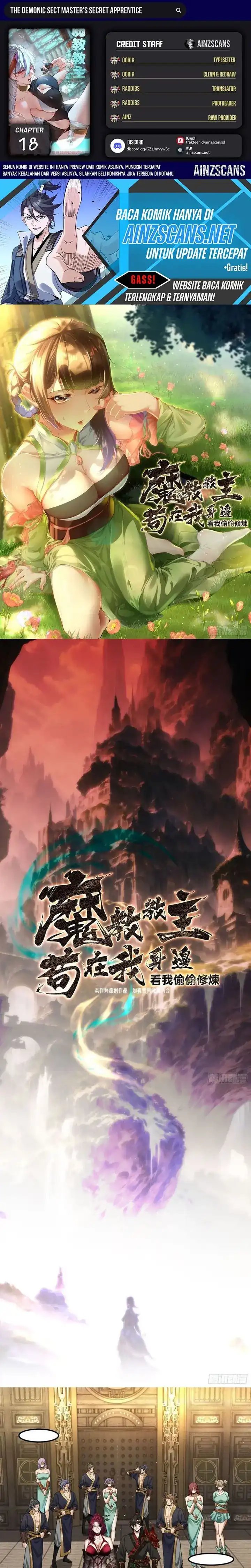 The Demonic Sect Master’s Secret Apprentice Chapter 18 Bahasa Indonesia