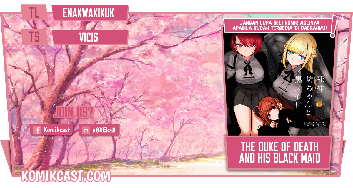 The Duke of Death and his Black Maid Chapter 167 Bahasa Indonesia