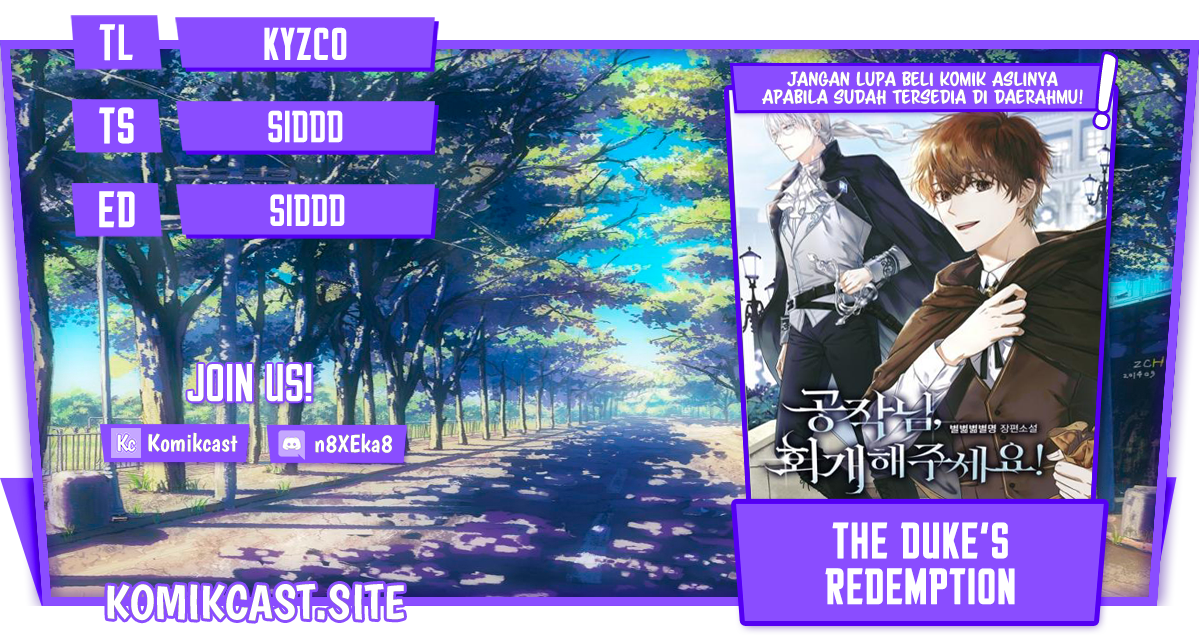 The Duke’s Redemption Chapter 10 Bahasa Indonesia