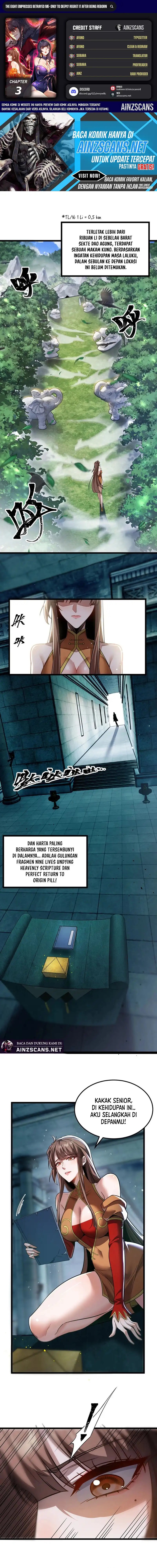 The Eight Empresses Betrayed Me, Only to Deeply Regret It After Being Reborn chapter 3