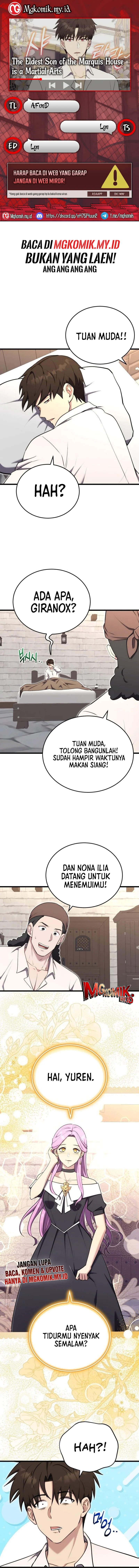The Eldest Son of the Marquis House is a Martial Artist chapter 18