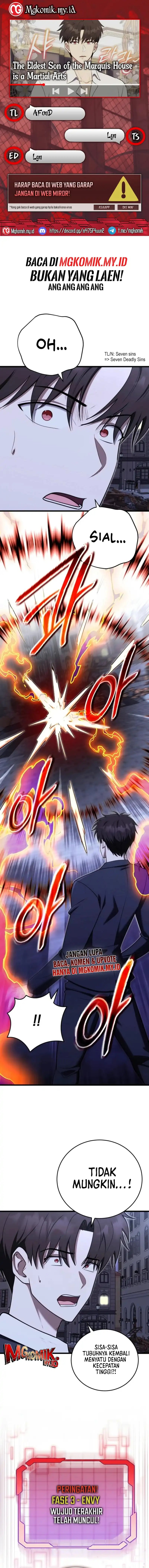 The Eldest Son of the Marquis House is a Martial Artist Chapter 26 Bahasa Indonesia