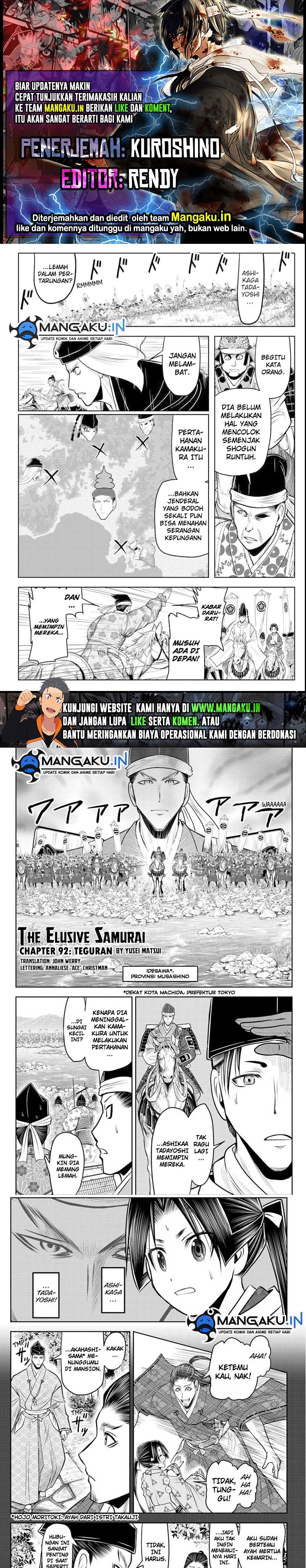 The Elusive Samurai Chapter 92 Bahasa Indonesia