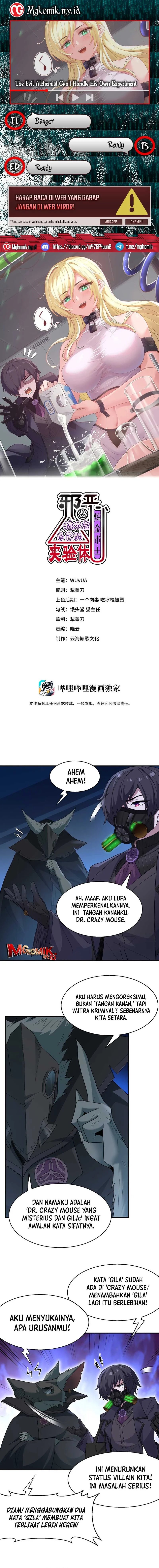 The Evil Alchemist Can’t Handle His Own Experiment Chapter 03 Bahasa Indonesia
