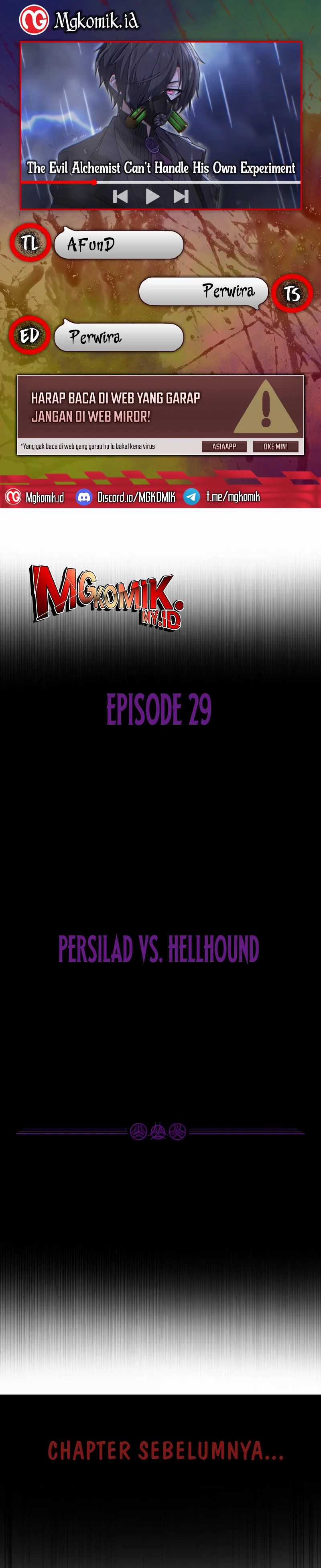 The Evil Alchemist Can’t Handle His Own Experiment chapter 29