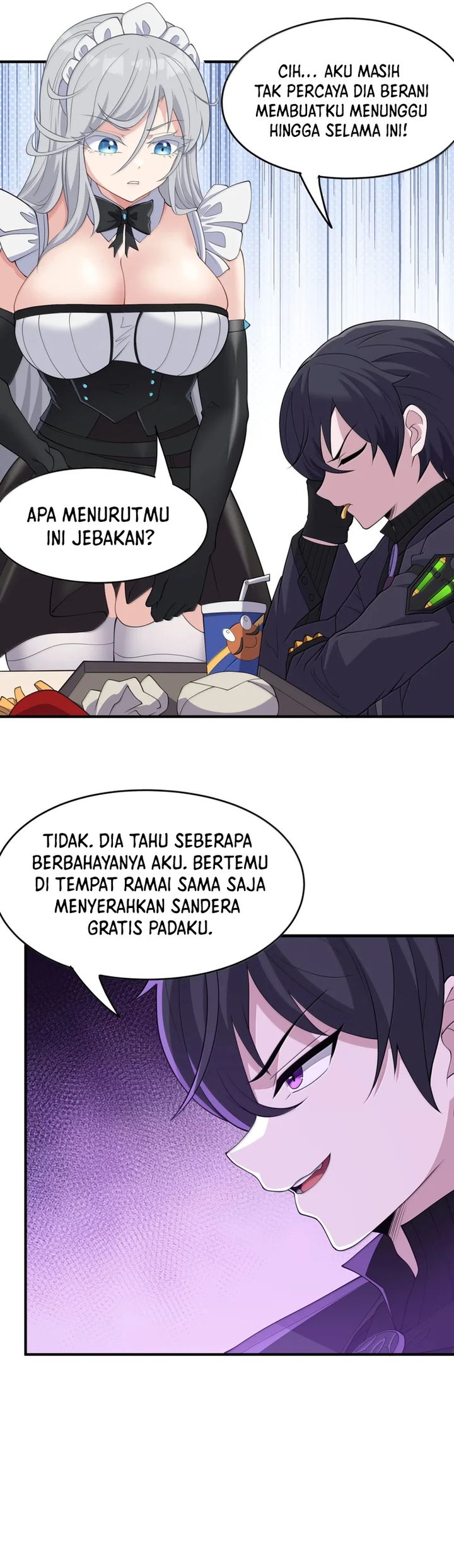 The Evil Alchemist Can’t Handle His Own Experiment Chapter 52 Bahasa Indonesia