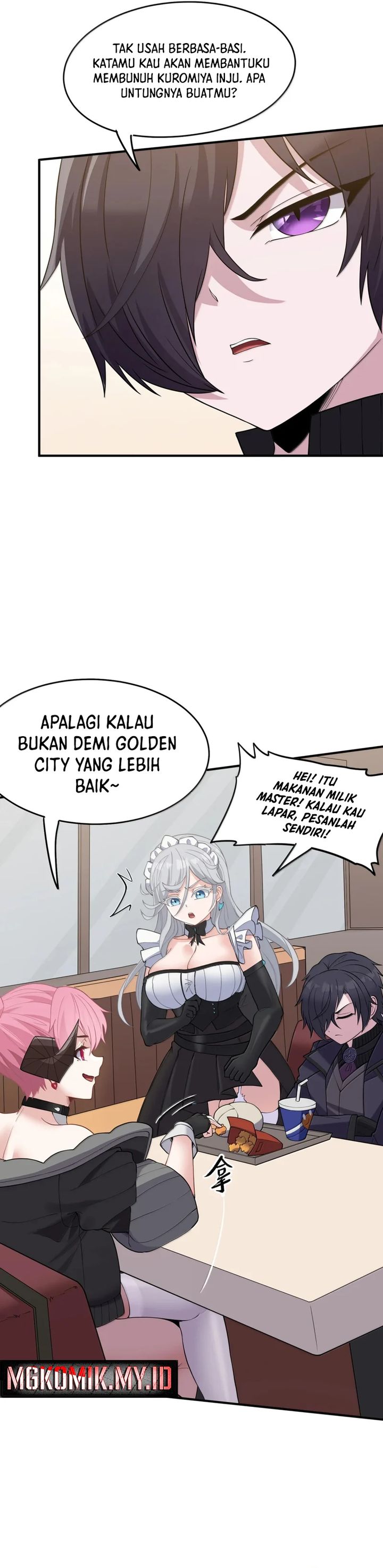 The Evil Alchemist Can’t Handle His Own Experiment Chapter 52 Bahasa Indonesia
