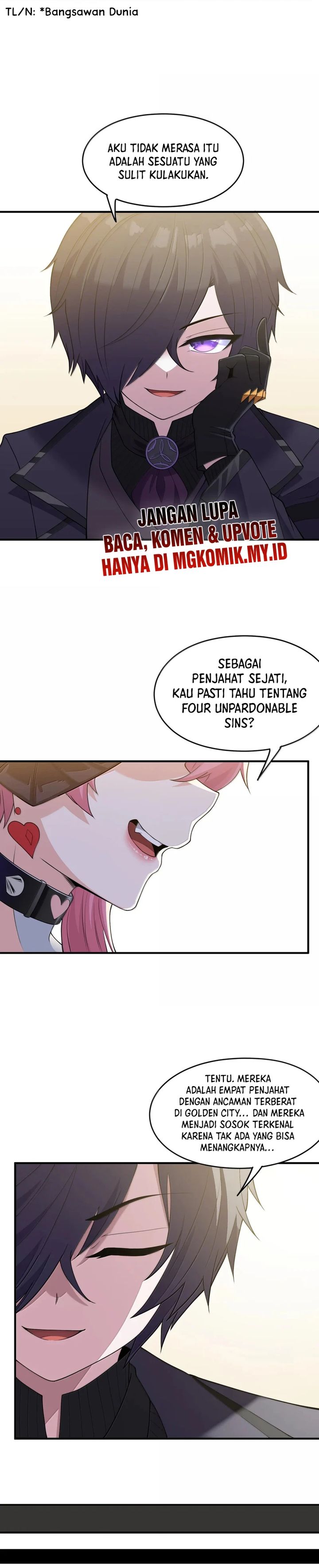 The Evil Alchemist Can’t Handle His Own Experiment Chapter 52 Bahasa Indonesia