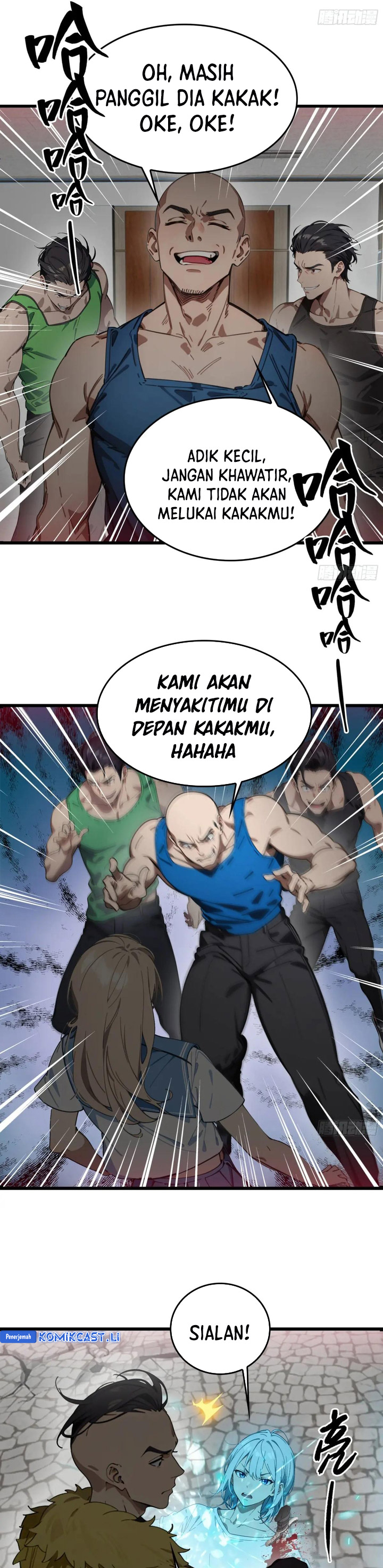 The Evil God Descends, I Own Great Hell chapter 58