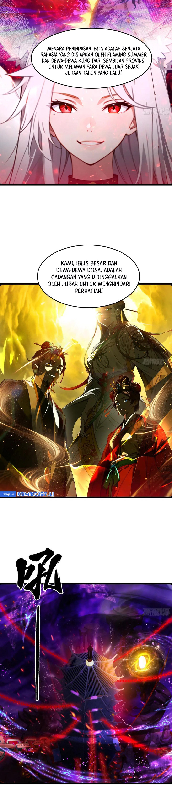The Evil God Descends, I Own Great Hell Chapter 59 Bahasa Indonesia