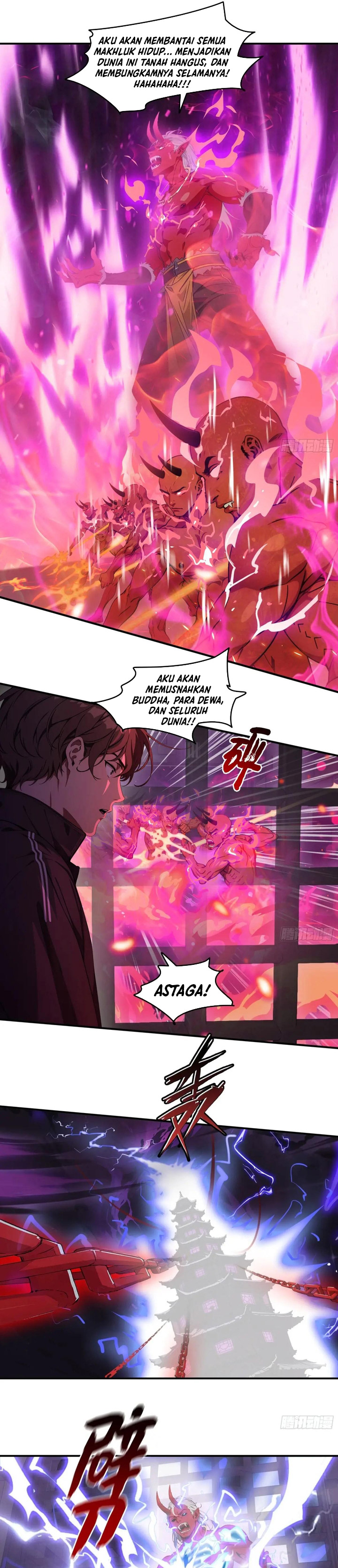 The Evil God Descends, I Own Great Hell chapter 64