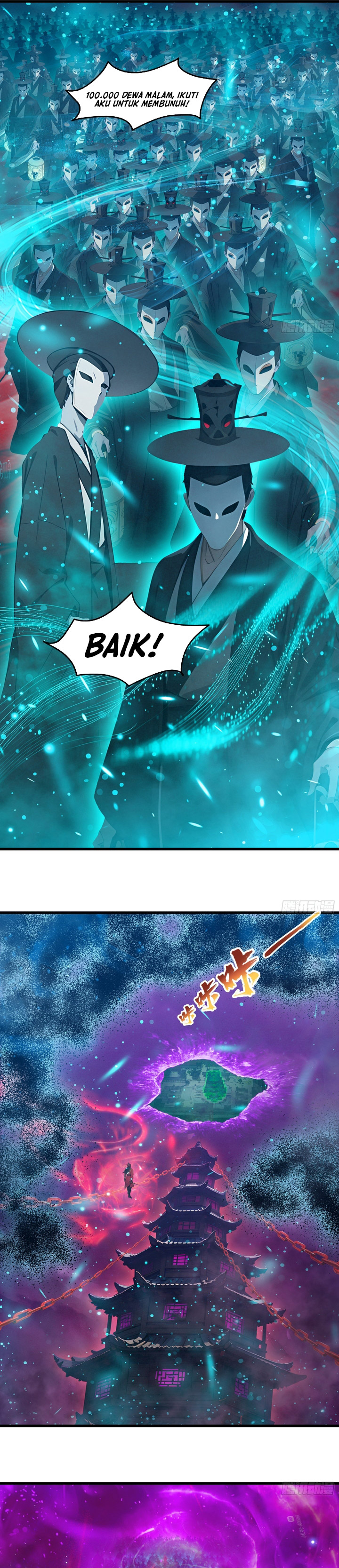 The Evil God Descends, I Own Great Hell Chapter 92 Bahasa Indonesia