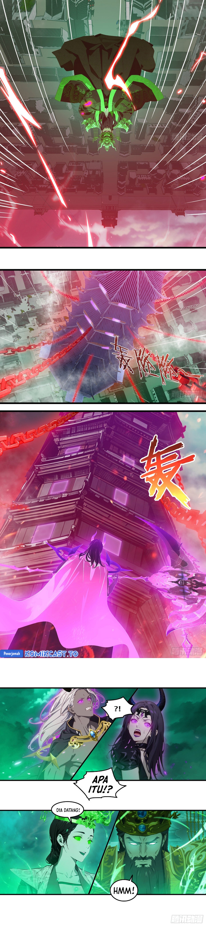 The Evil God Descends, I Own Great Hell Chapter 92 Bahasa Indonesia