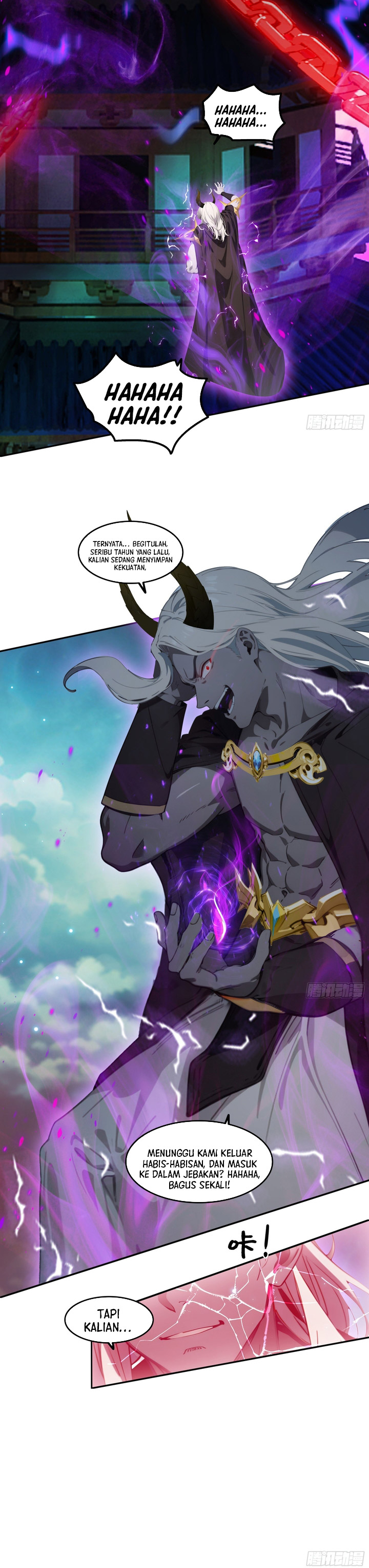 The Evil God Descends, I Own Great Hell chapter 94