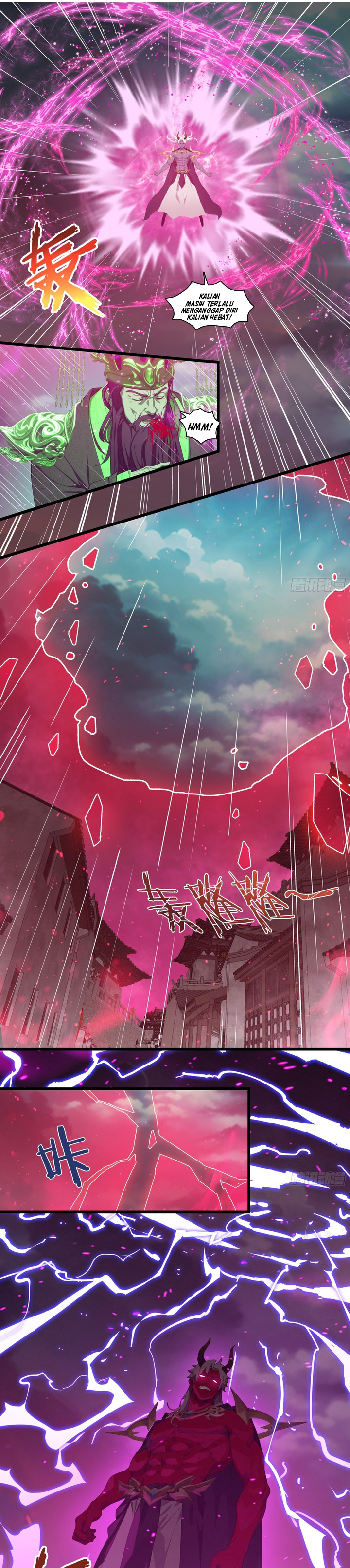 The Evil God Descends, I Own Great Hell chapter 94