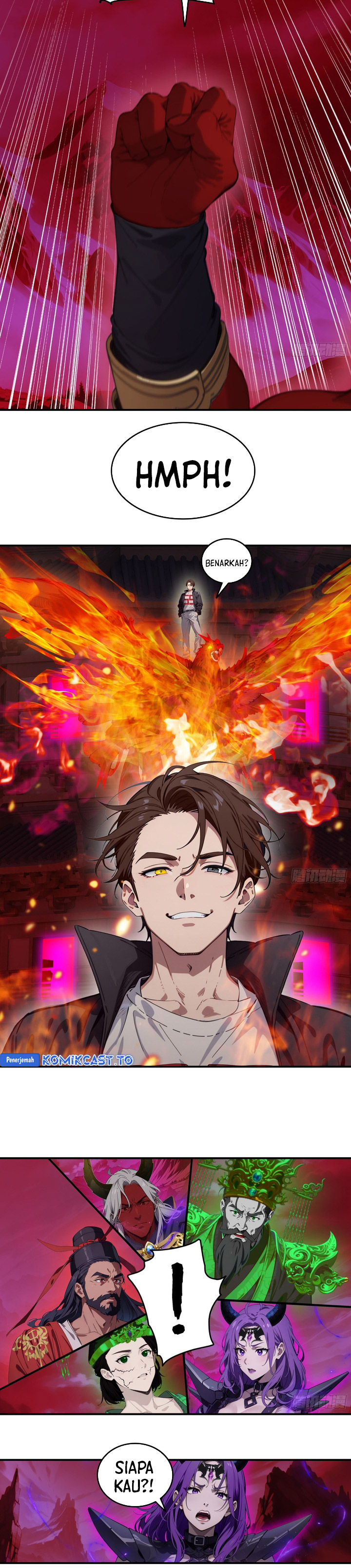 The Evil God Descends, I Own Great Hell chapter 94