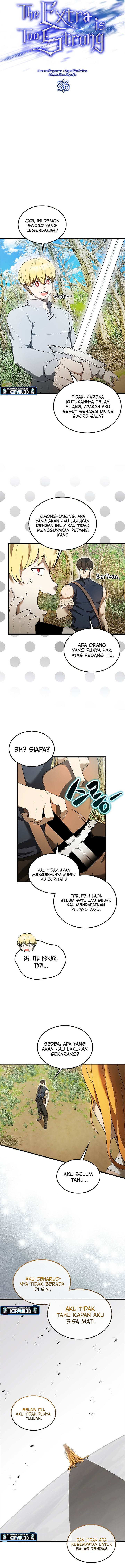 The Extra is Too Strong Chapter 36 Bahasa Indonesia