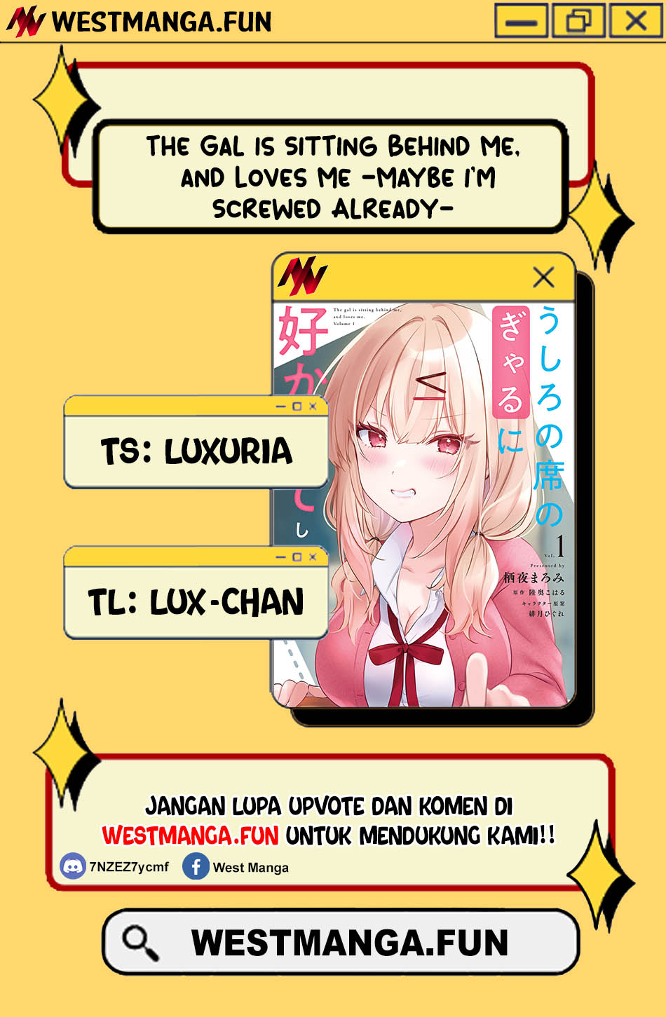 The Gal Sitting Behind Me Likes Me -Maybe I’m Screwed Already- chapter 15
