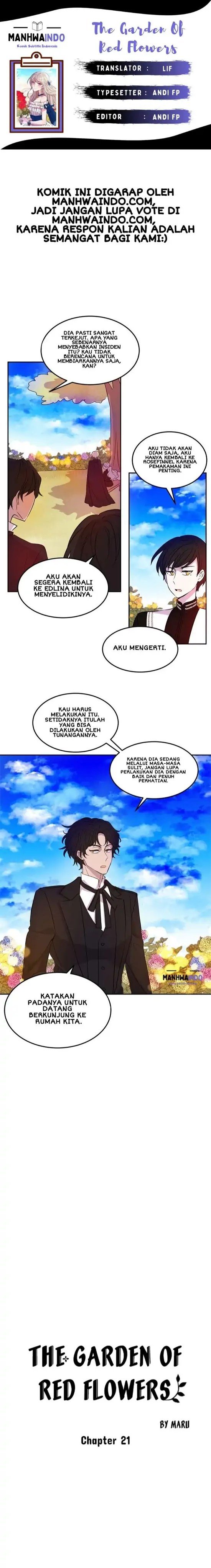 The Garden of Red Flowers Chapter 21 Bahasa Indonesia