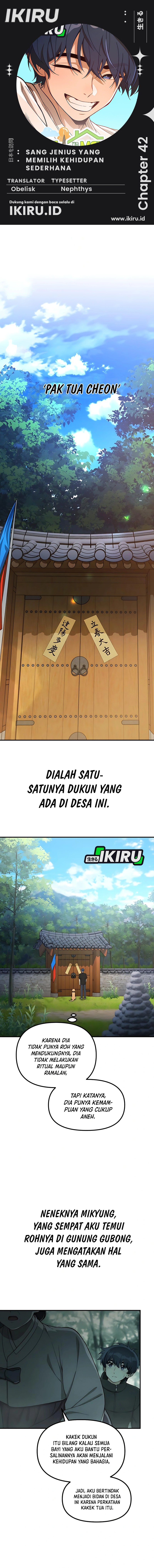 The Genius Decided to Live an Ordinary Life Chapter 42 Bahasa Indonesia