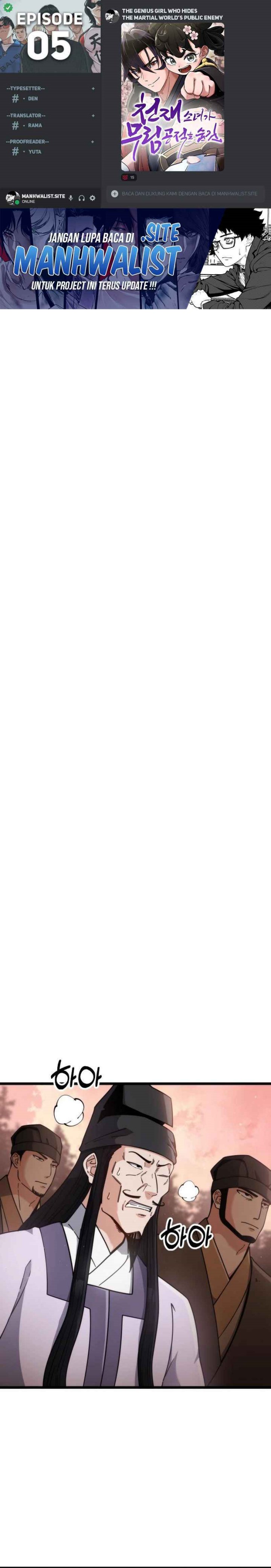The Genius Girl Who Hides the Martial World’s Public Enemy chapter 5