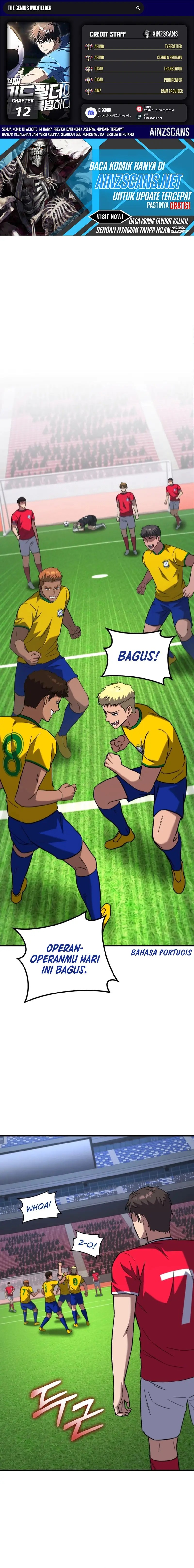 The Genius Midfielder’s Pass Is Special Chapter 12 Bahasa Indonesia