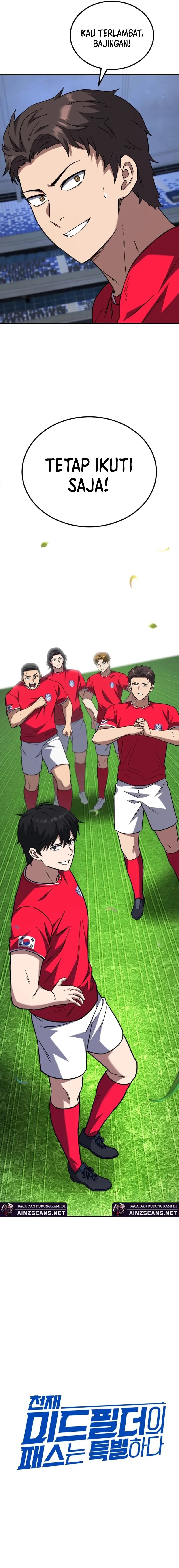 The Genius Midfielder’s Pass Is Special Chapter 12 Bahasa Indonesia