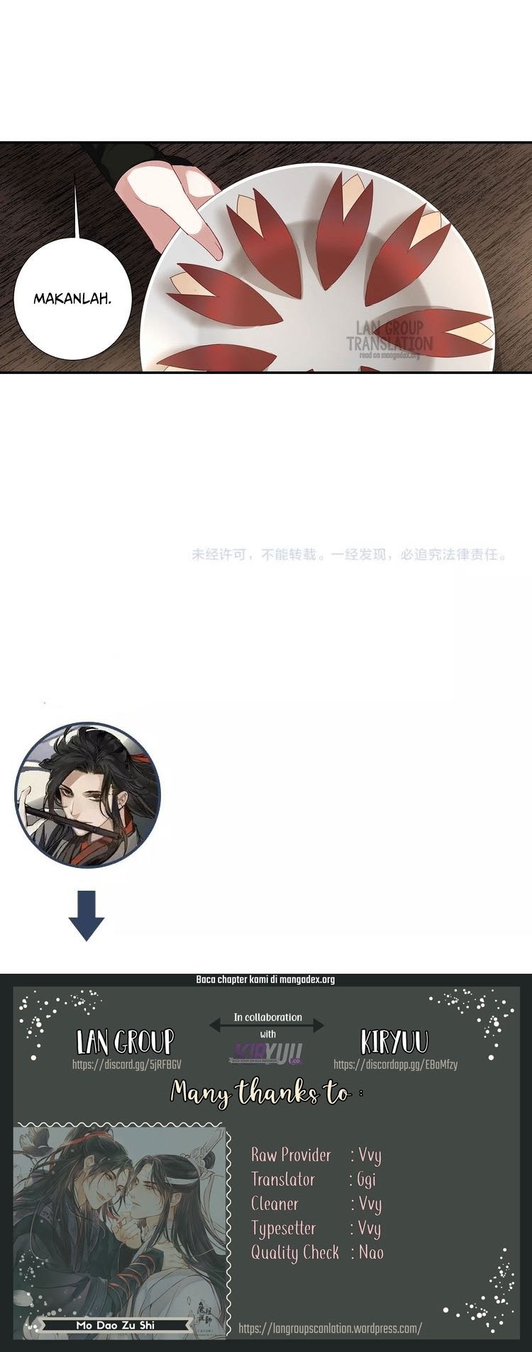 The Grandmaster of Demonic Cultivation Chapter 101 Bahasa Indonesia