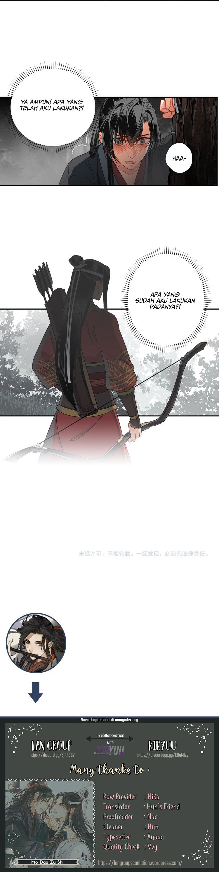 The Grandmaster of Demonic Cultivation Chapter 121 Bahasa Indonesia