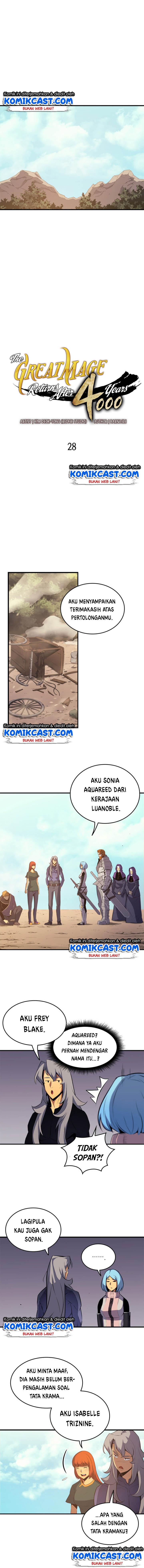 The Great Mage Returns After 4000 Years Chapter 28 Bahasa Indonesia