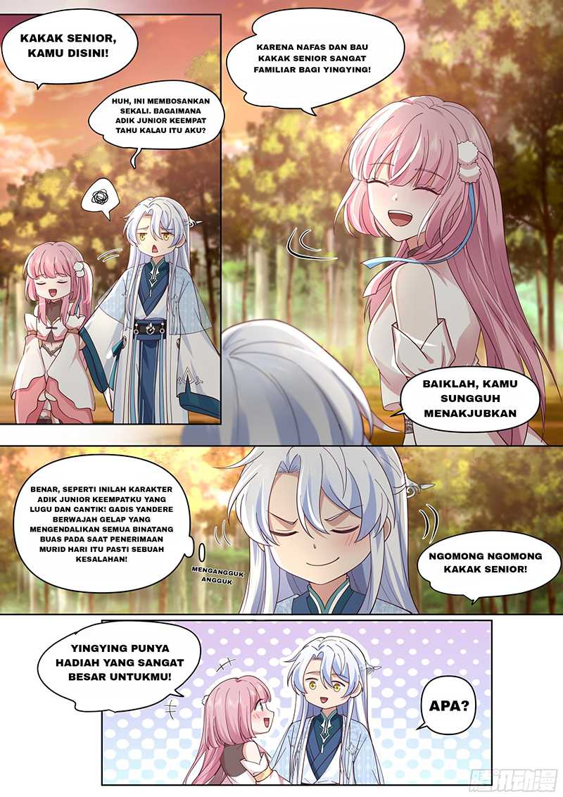 The Great Villain Senior Brother and All of His Yandere Junior Sisters Chapter 42 Bahasa Indonesia