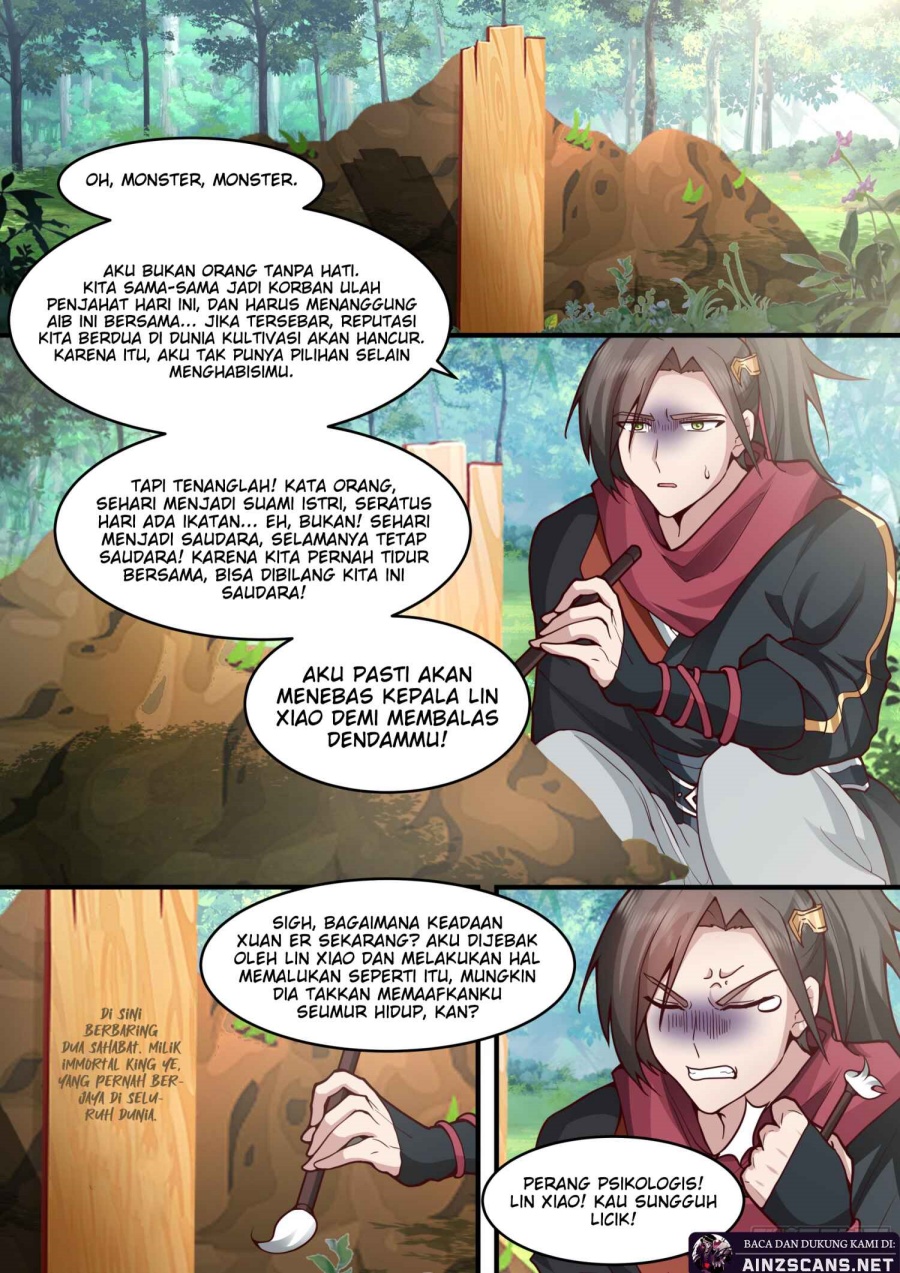 The Great Villain Senior Brother and All of His Yandere Junior Sisters Chapter 141 Bahasa Indonesia