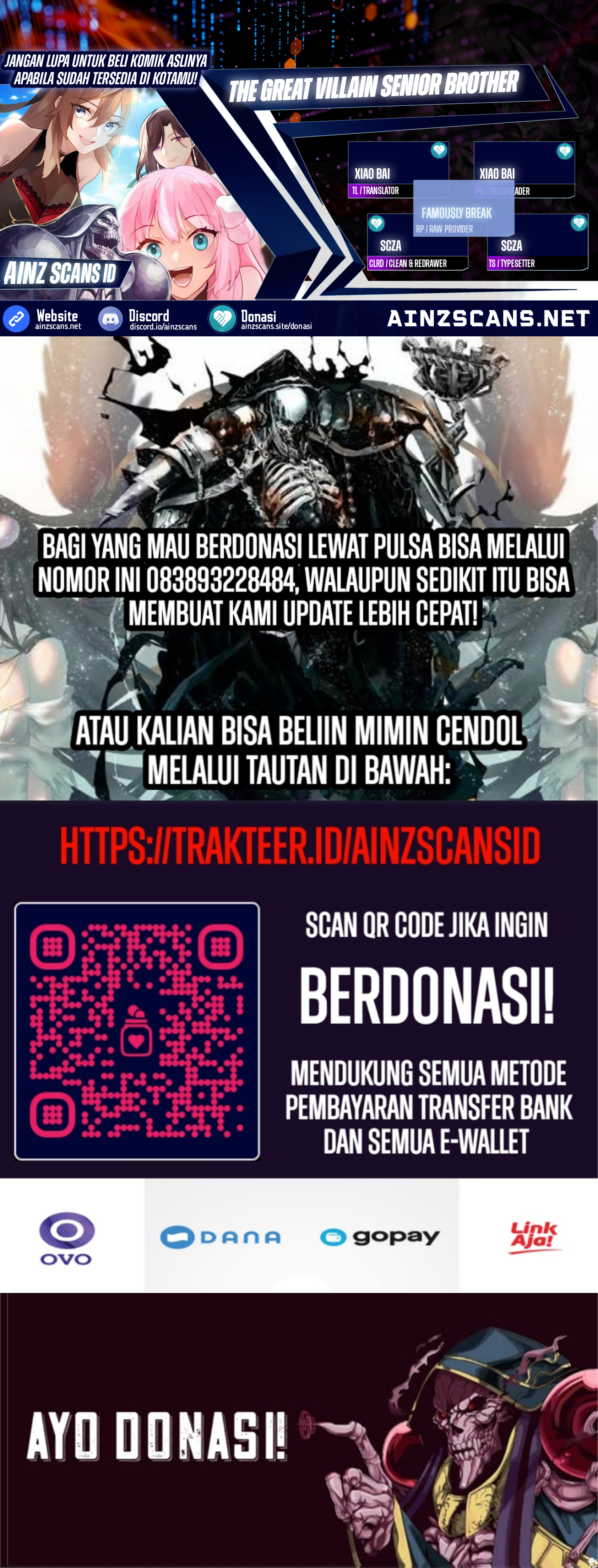 The Great Villain Senior Brother and All of His Yandere Junior Sisters Chapter 145 Bahasa Indonesia