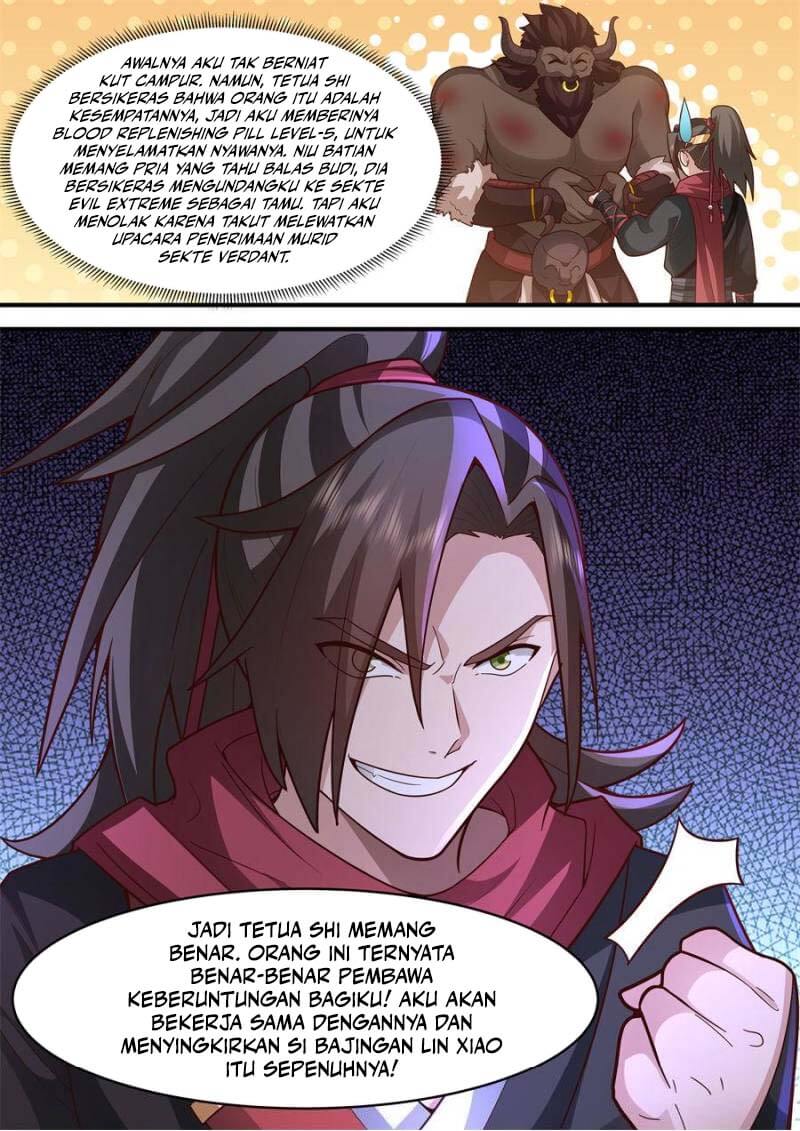 The Great Villain Senior Brother and All of His Yandere Junior Sisters Chapter 145 Bahasa Indonesia