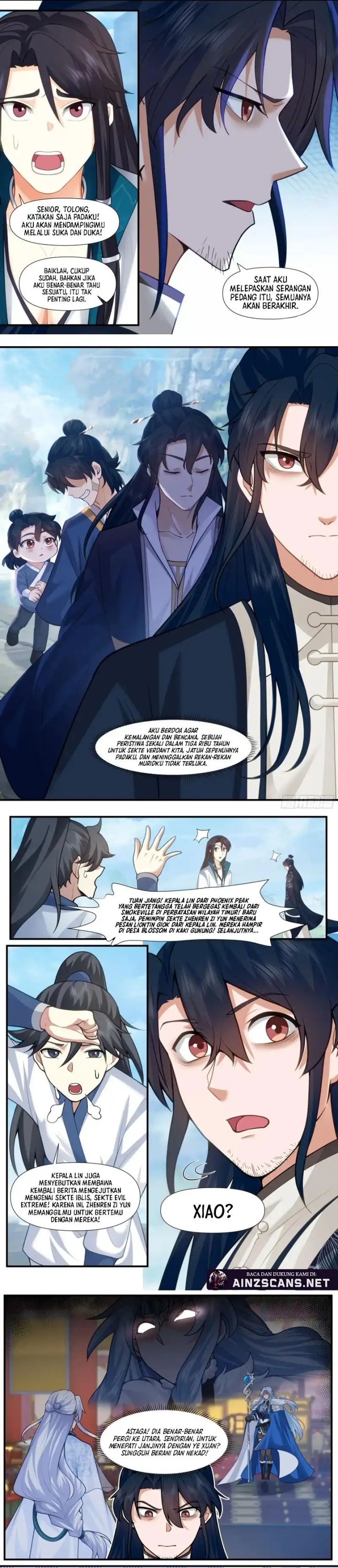 The Great Villain Senior Brother and All of His Yandere Junior Sisters Chapter 160 Bahasa Indonesia