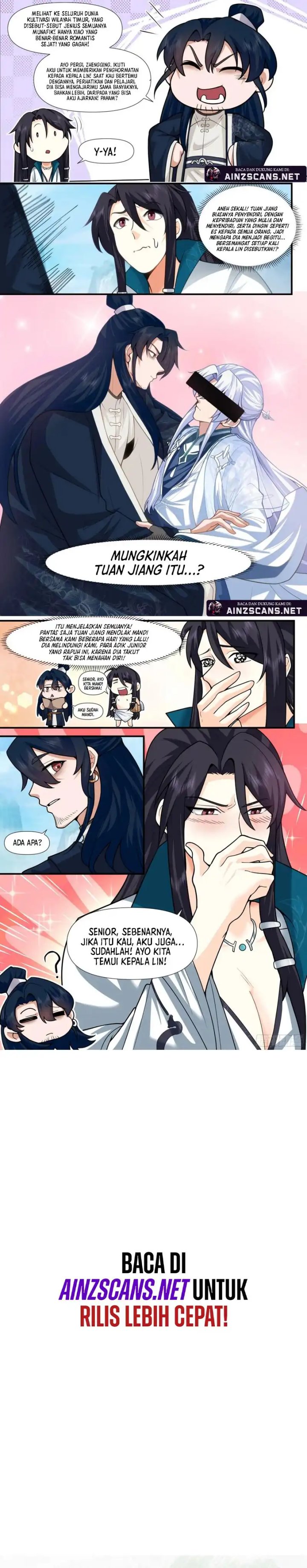 The Great Villain Senior Brother and All of His Yandere Junior Sisters Chapter 160 Bahasa Indonesia