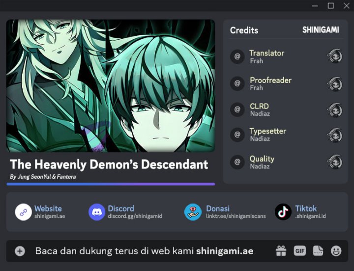 The Heavenly Demon’s Descendant Chapter 10 Bahasa Indonesia