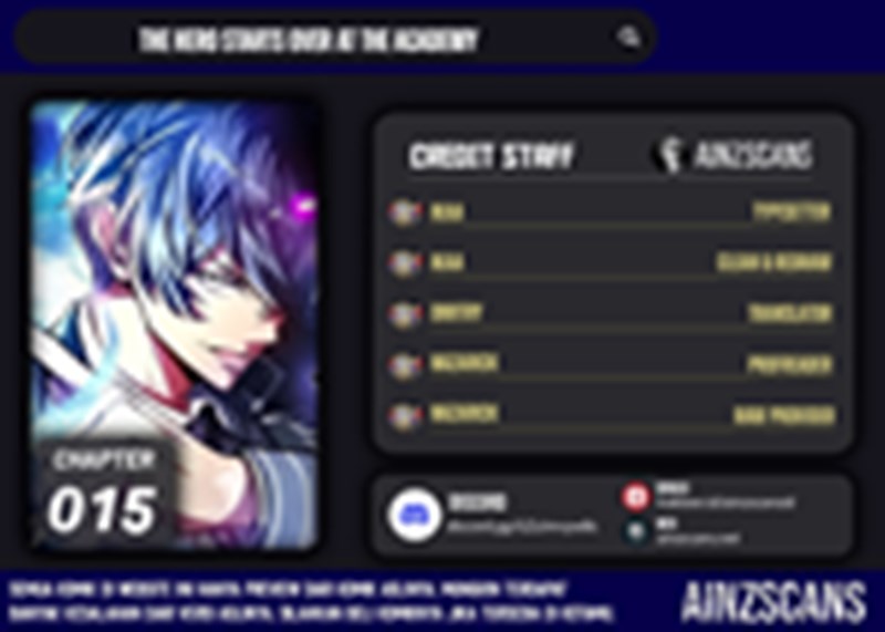 The Hero Starts Over at the Academy Chapter 15 Bahasa Indonesia