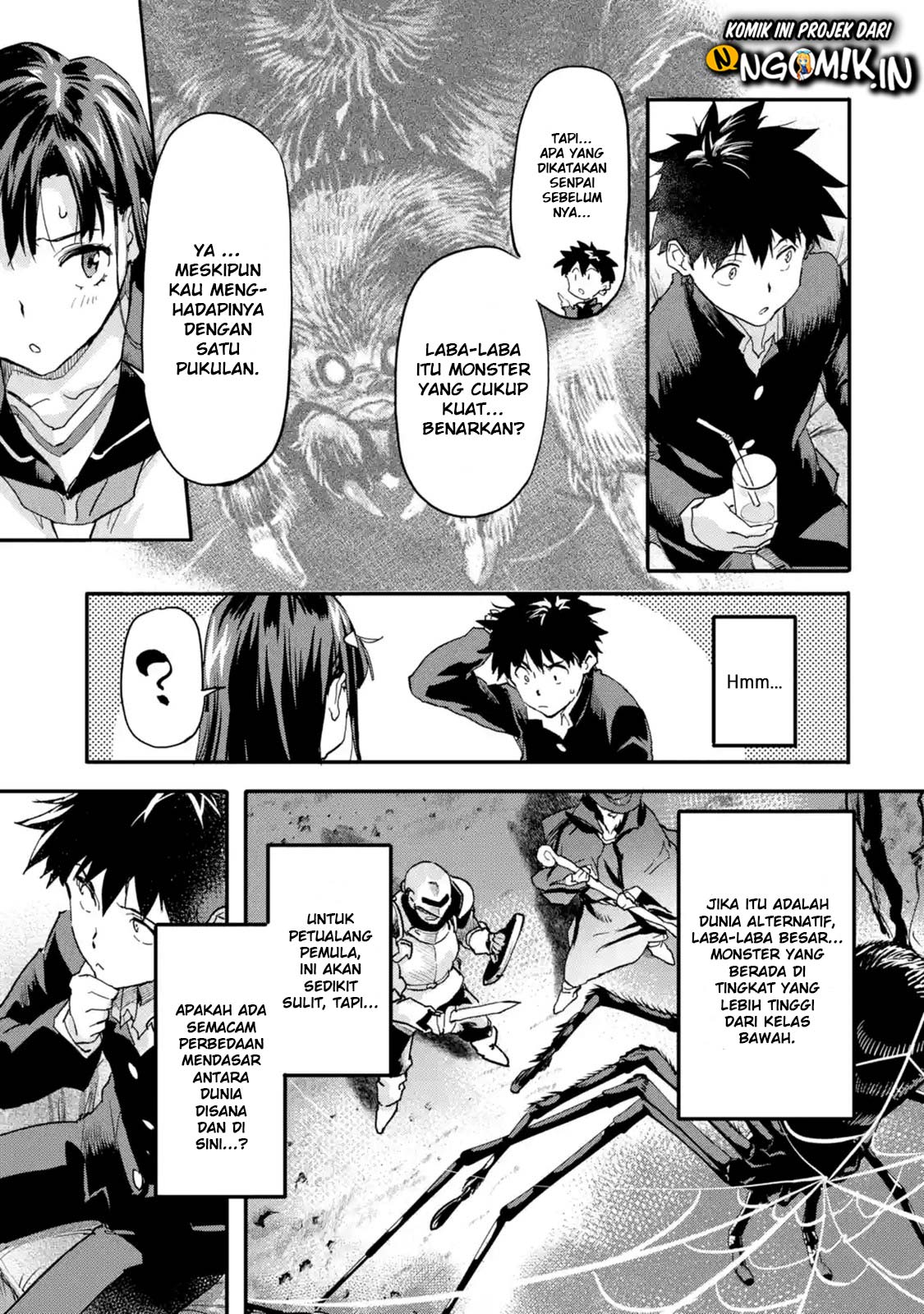 The Hero Who Returned Remains the Strongest in the Modern World Chapter 04.2 Bahasa Indonesia