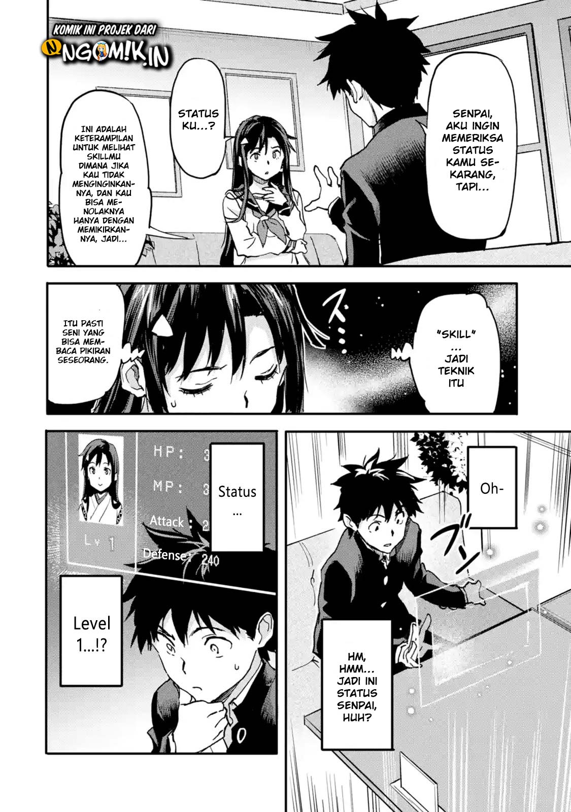 The Hero Who Returned Remains the Strongest in the Modern World Chapter 04.2 Bahasa Indonesia