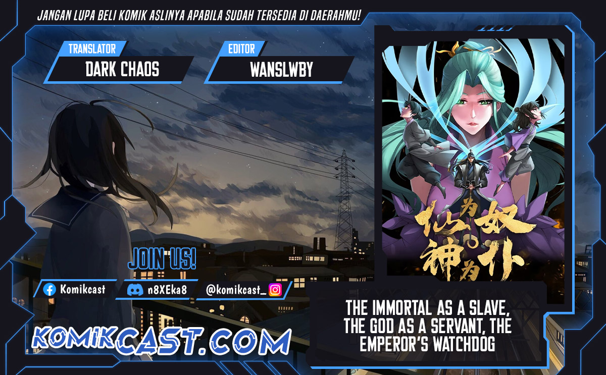 The Immortal as a Slave, the God as a Servant, the Emperor’s Watchdog Chapter 16 Bahasa Indonesia
