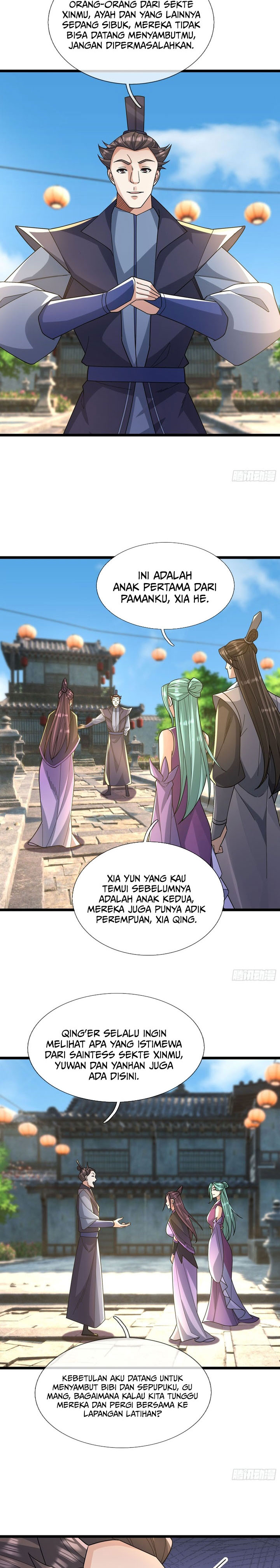 The Immortal as a Slave, the God as a Servant, the Emperor’s Watchdog Chapter 33 Bahasa Indonesia
